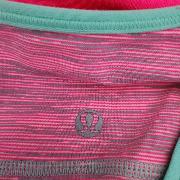 Lululemon No Limits Tank Wee Are From Space Neon Pink Opal  size 4 / xs - Picture 9 of 11